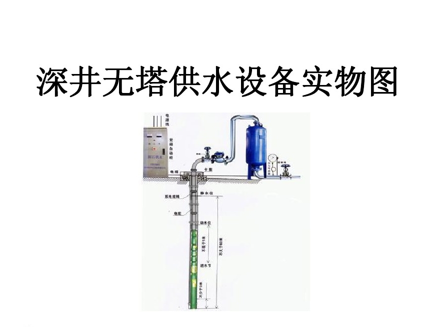 西咸新区井泵无塔式供水设备